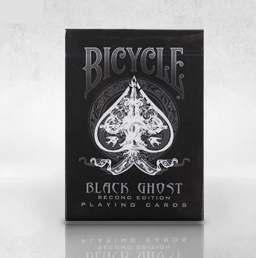 

New Ellusionist Black Ghost Deck Bicycle Second Edition Playing Cards Magic Tricks Magic Poker Card Magic Toy