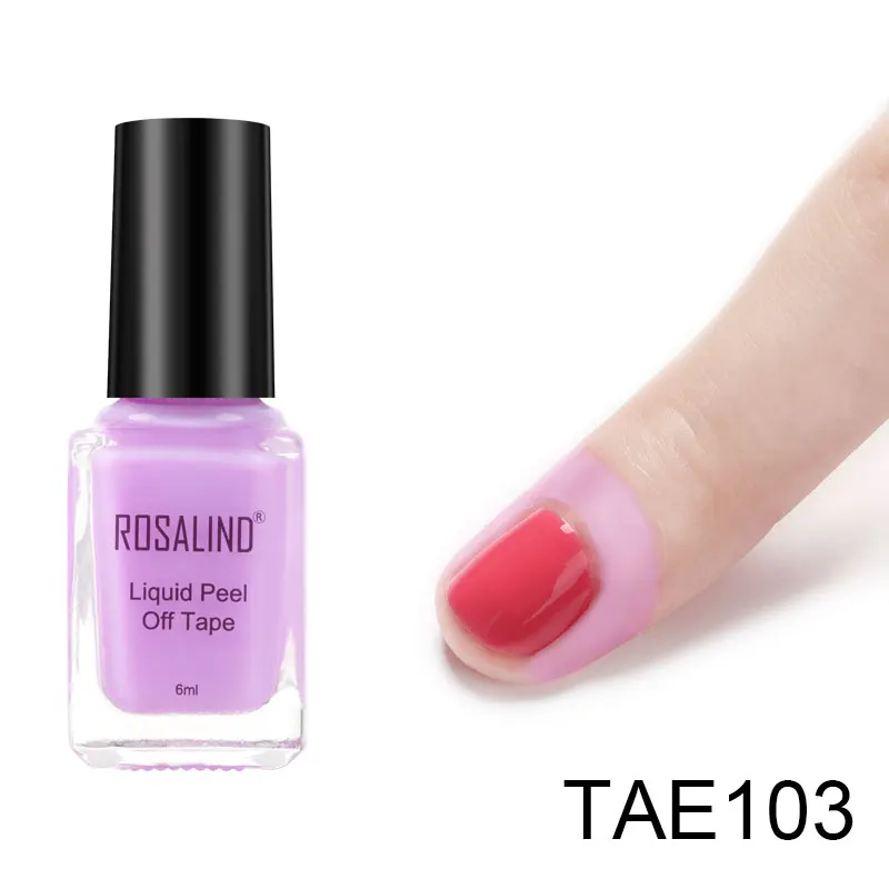 TAE103 ROSALIND паук гель гибридные лаки для ногтей 5 мл металлический гель uv Vernis лак дизайн рисование линий праймер шелк паук гель лак - Цвет: TAE103