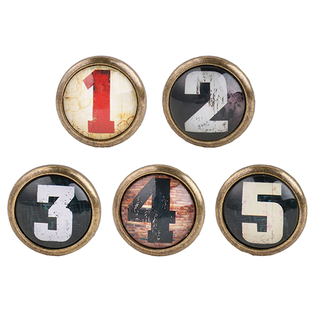 5Pcs Vintage Cabinet Door Drawer Bin Dresser Handle Pull Knob Furniture Hardware