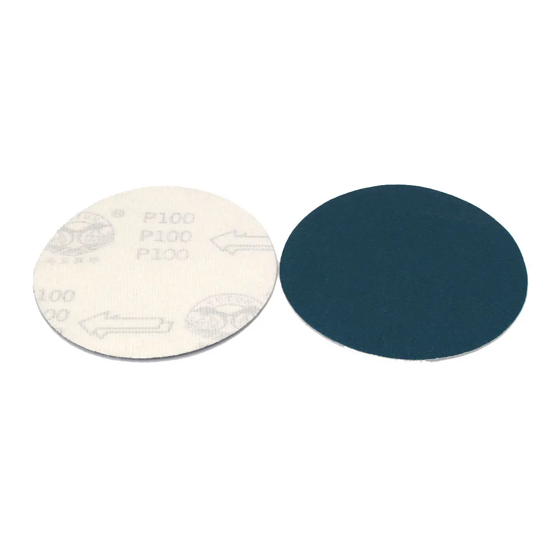 5" Sandpaper Auto Car Paint Polishing Sanding Disc Hook And Loop Fastener 100 Grit 20Pcs