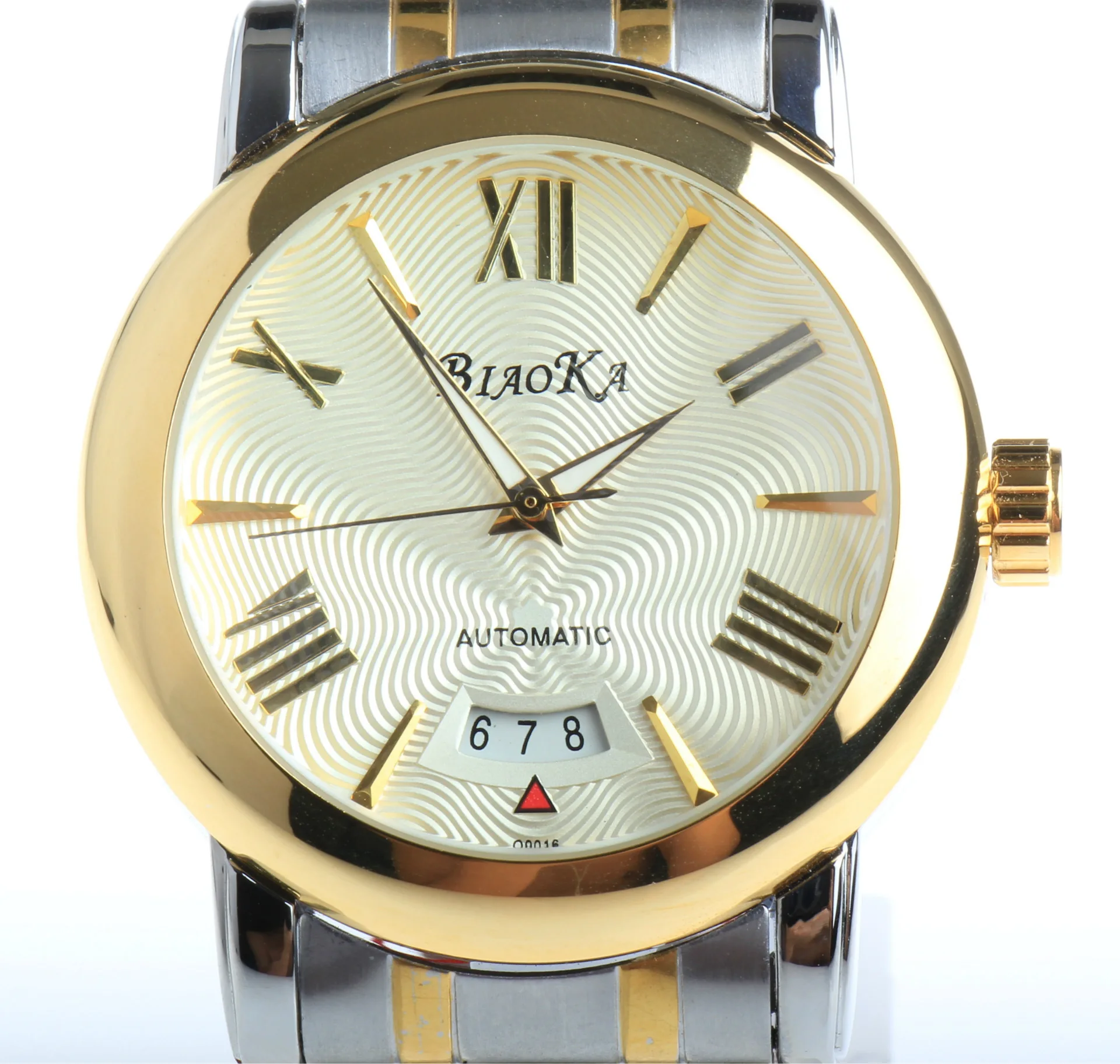 2016 NEWEST BIAOKA watch large dial male watch blue glass waterproof calendar automatic mechanical watch relogio
