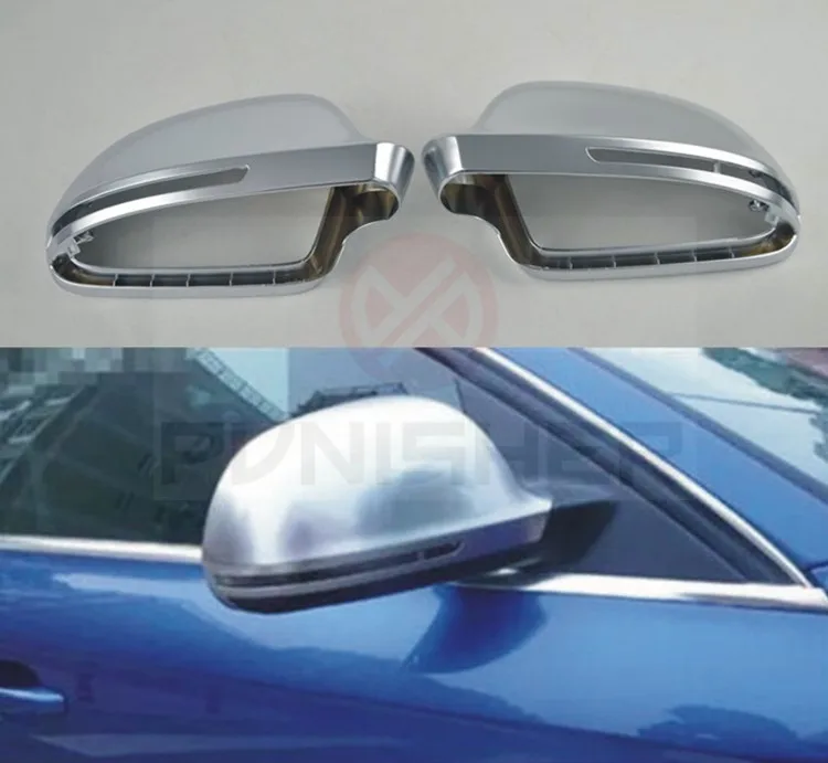 

Rearview Mirror Case Side Mirror Chrome Matt Cover for Audi A4 B8 2008-2012