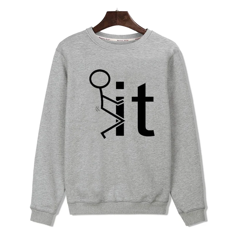 2016 Hot Sale! F IT Mens Hoodies and Sweatshirts Hip Hop in Fashion Mens Hoodies and Sweatshirts Sets  Black/White 3xl xxs