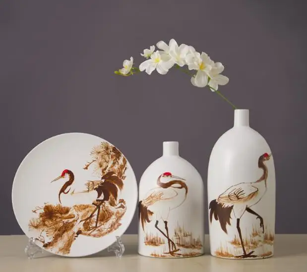 Ceramic crafts interior decoration art ceramic vase ornaments | Дом и сад