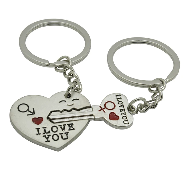 aliexpress com buy lovers key ring a arrow through heart design i heart letter