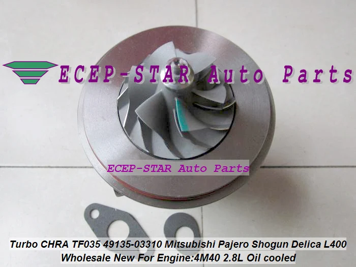 Oil cooled Turbo cartridge CHRA Core TF035 49135-03310 49135-03130 For Mitsubishi Pajero Shogun Delica L400 4M40 2.8L (5)