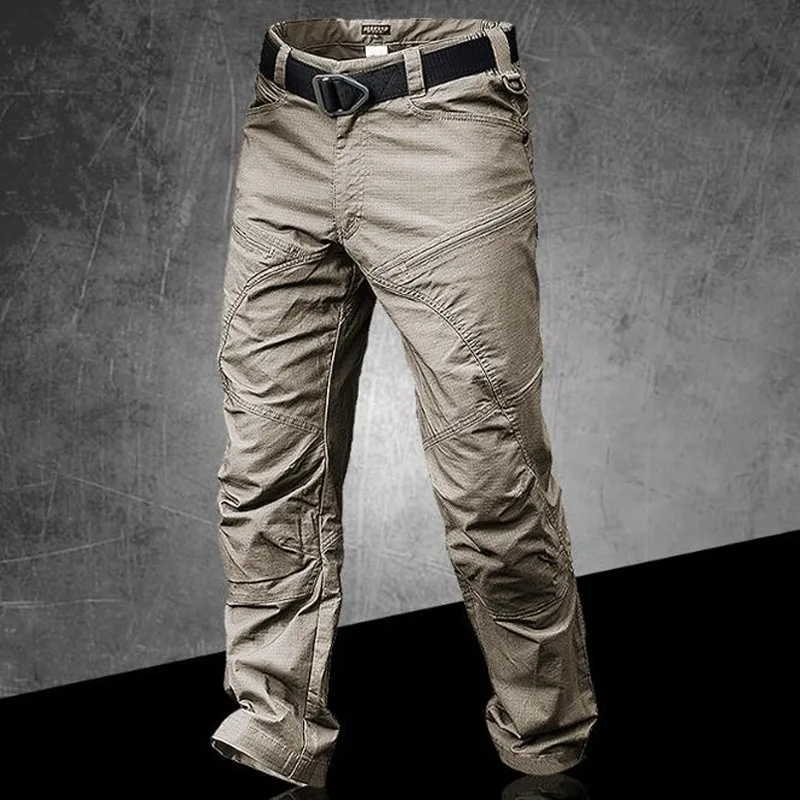 Уличные водонепроницаемые военные тактические водонепроницаемые походные брюки мужские армейские рип-стоп брюки большие спортивные брюки с несколькими карманами