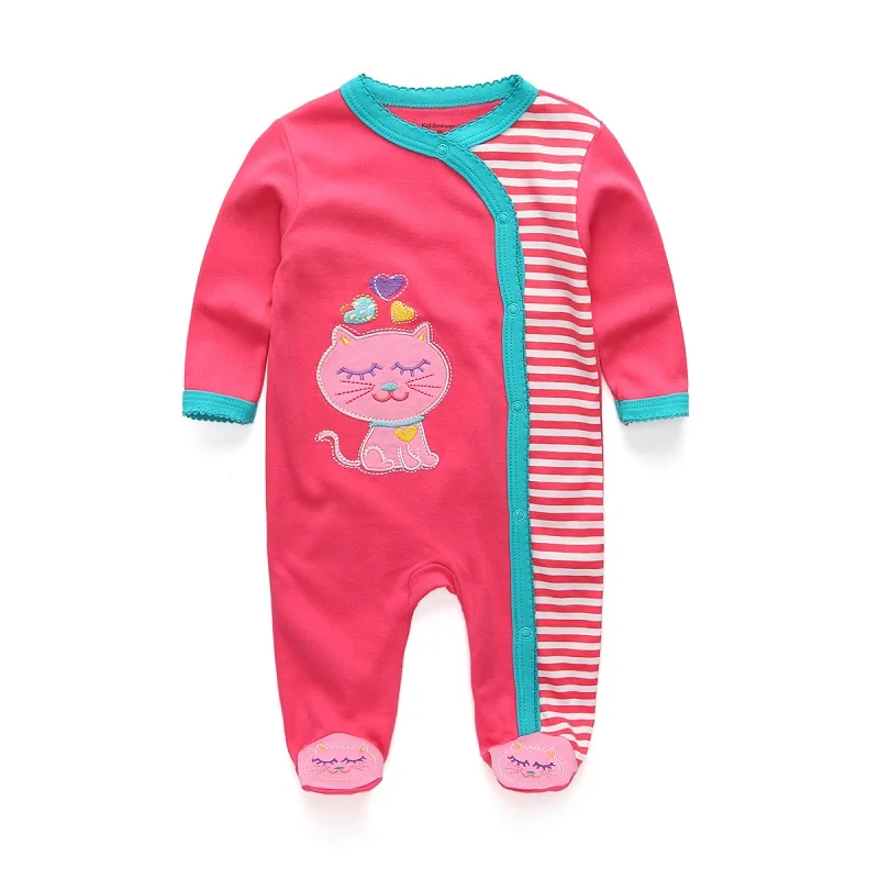 Комбинезон для новорожденных, Детский комбинезон с длинными рукавами, теплая одежда для малышей Одежда для маленьких мальчиков хлопковые колготки для девочек одежда для малышей от 0 до 12 месяцев