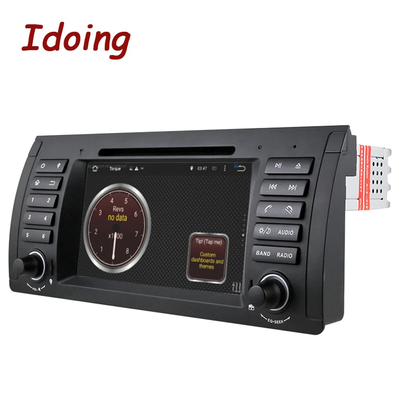 Excellent Idoing 1Din Steering Wheel For BMW E39/38/53 Car DVD Multimedia Video Player Android7.1 Quad Core GPS Navigation Touch Screen TV 2