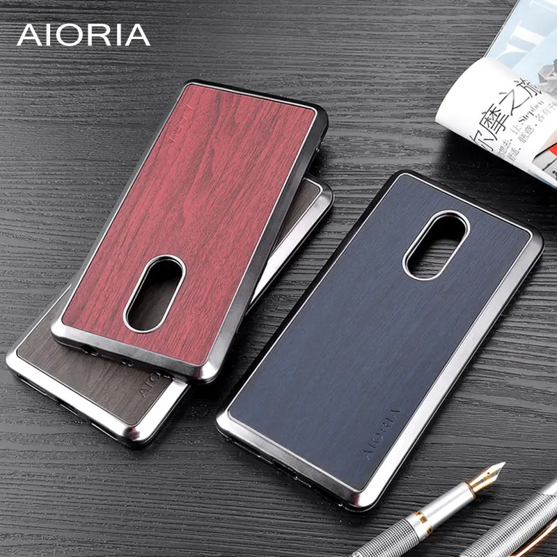 

Wooden design case for Xiaomi Redmi Note 4 4X 5.5inch soft Chromed TPU material & wood PU leather skin covers coque fundas