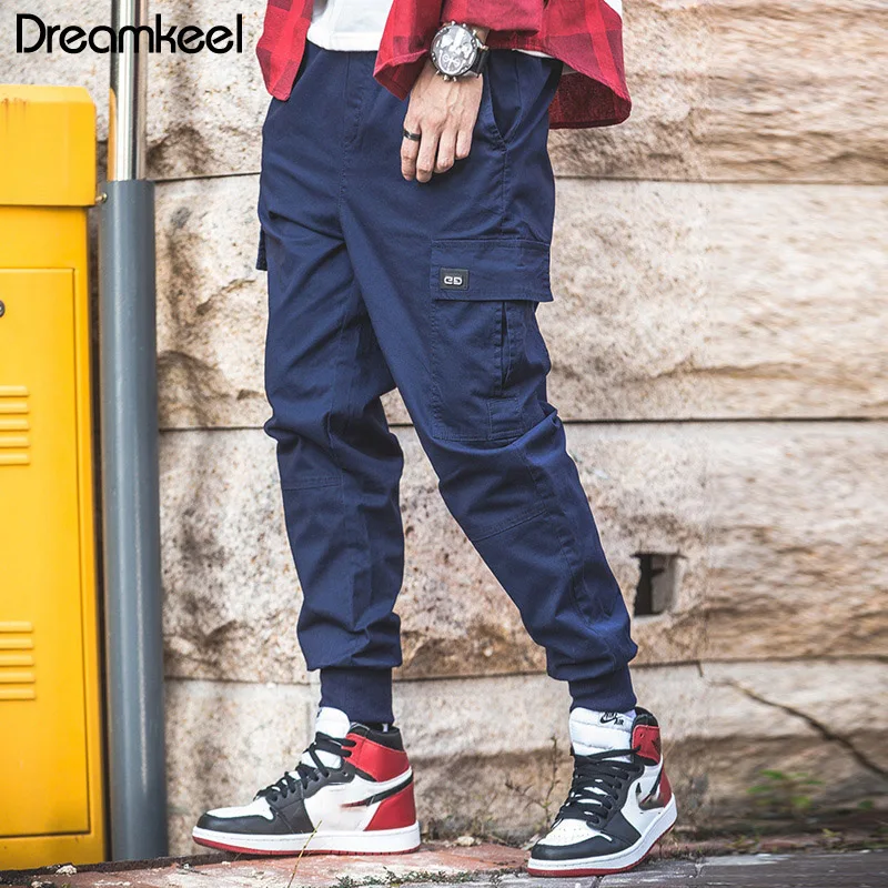 Sweatpants Men 2019 Sweat Pants Joggers Trouser Male Streetwear Fitness Tactical Harem Pants Mans Tracksuit Sports Pant's Y