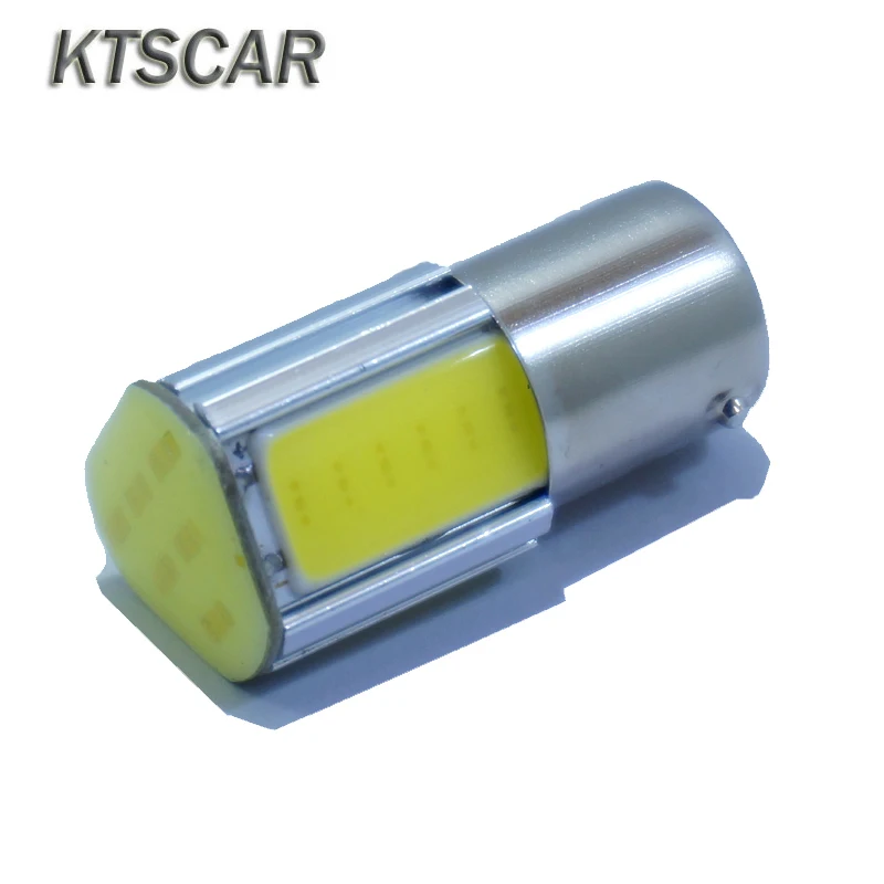 

KTSCAR 1X 1156 Ba15S P21W COB 24 LED Bulb For auto Backup Reverse Light automobiles car- styling White red yellow 12V
