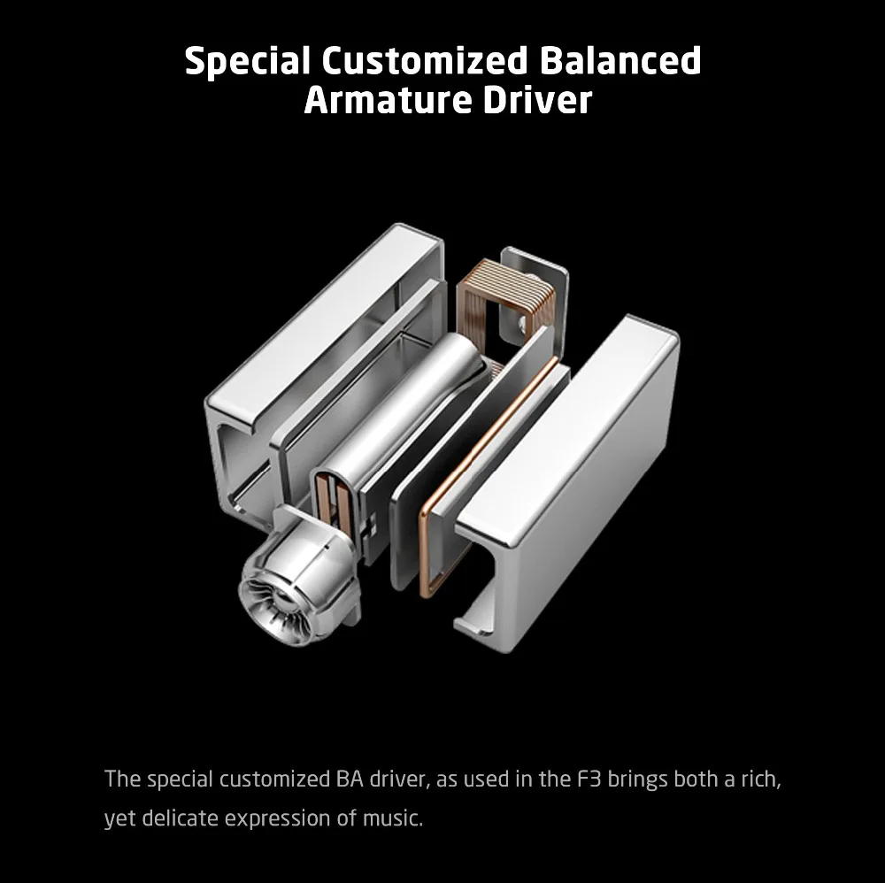 NICEHCK F3 флагманский плоскостной транзистор привод+ 1BA+ 1DD Hybrid 3 привод в ухо наушники съемный, Hi-Fi, металлическая гарнитура 5 осей CNC наушники