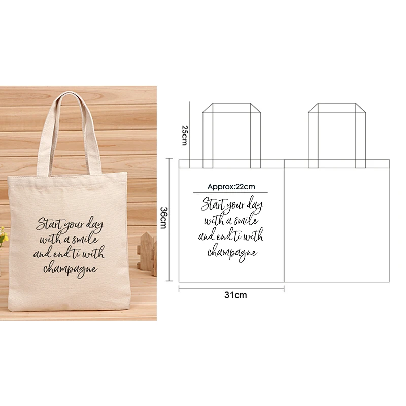custom screen printed tote bags