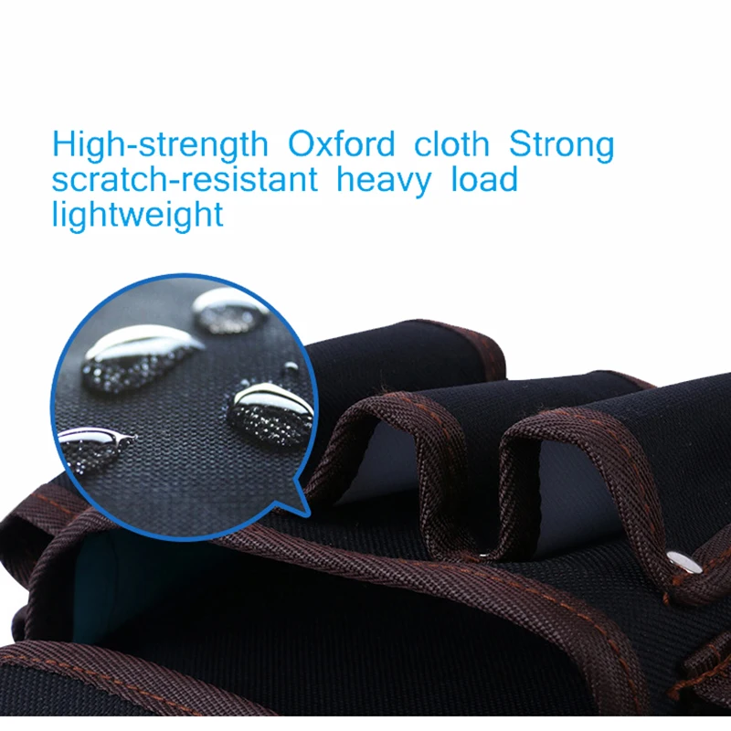 GHIX High Quality Telecommunications Holder Electrician 600D Waterproof Cloth Rivet Fixed Tool Bag Belt Utility Kit Pocket Pouch GHIX High Quality Telecommunications Holder Electrician 600D Waterproof Cloth Rivet Fixed Tool Bag Belt Utility Kit Pocket Pouch