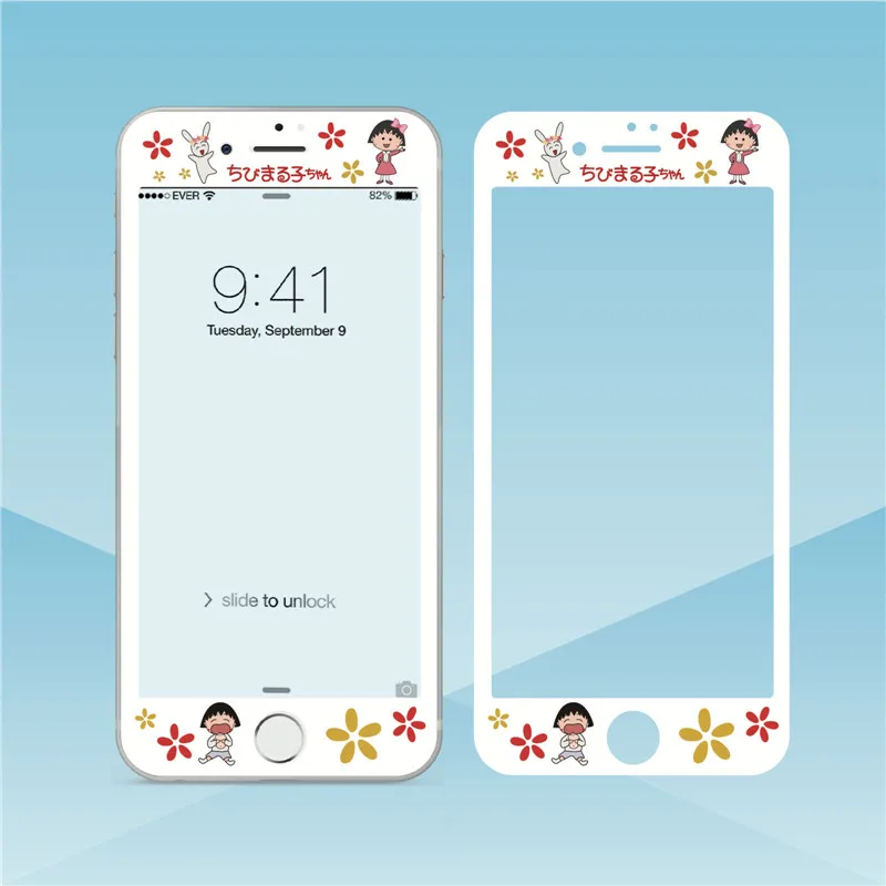 

Magtim 3D Soft Edge Cartoon Tempered Glass For iPhone 8 8plus 7 7plus Cute Lovely Full Cover Screen Protector For iPhone 6 6s