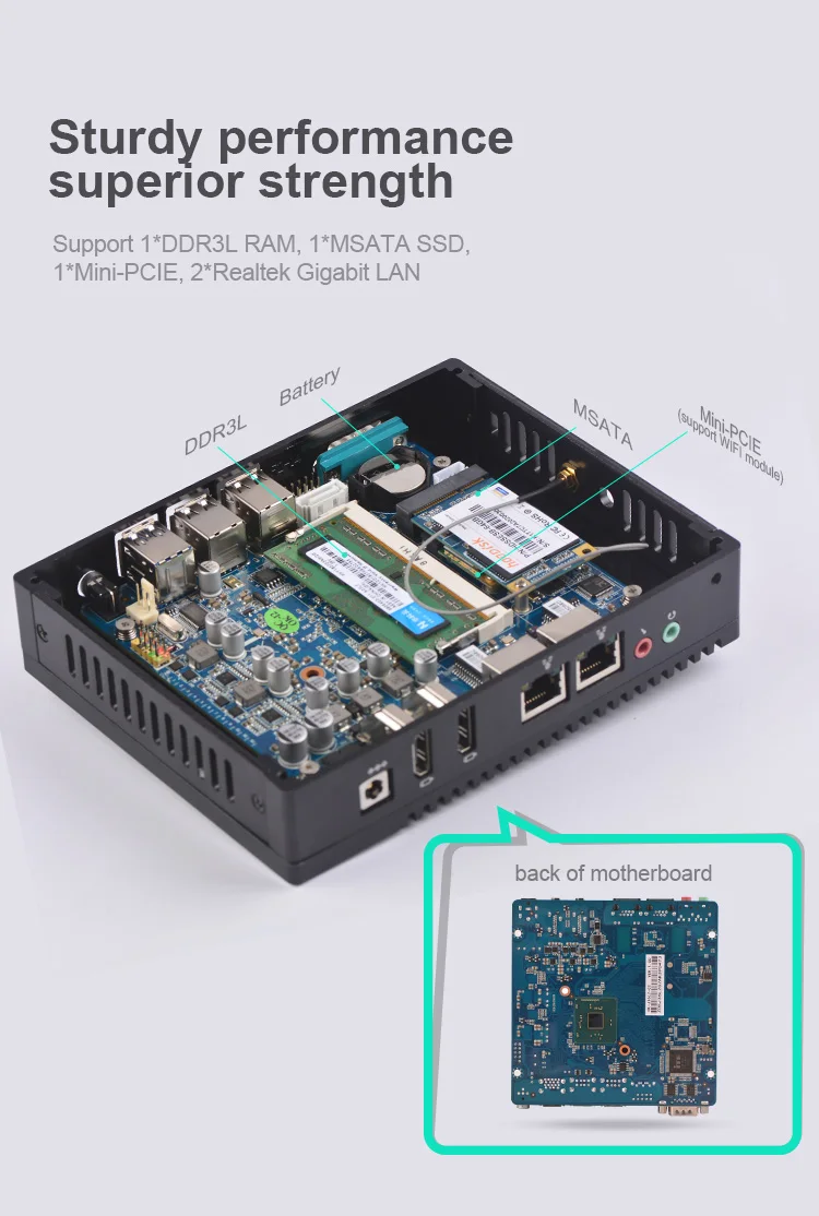 K900F2 безвентиляторный J3160 четырехъядерный промышленный Мини ПК VDI PCoIP маршрутизатор Windows 10 Intel Dual LAN HDMI COM офисный брандмауэр компьютер