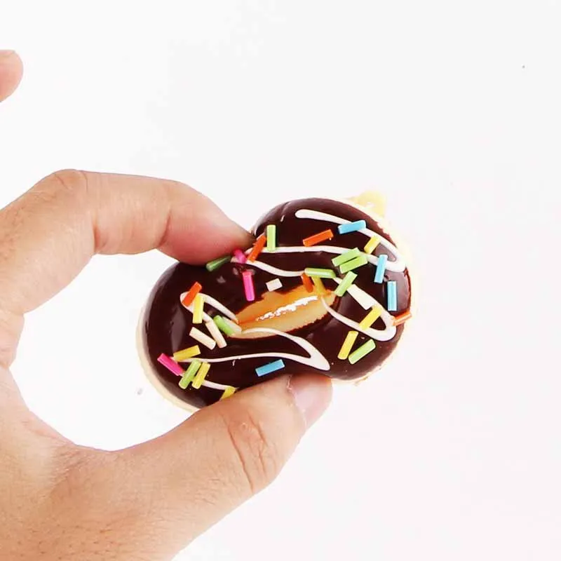 Jumbo мягкими Mini Пончик брелок замедлить рост Kawaii шоколад Лапша сладкий рулет хлеб