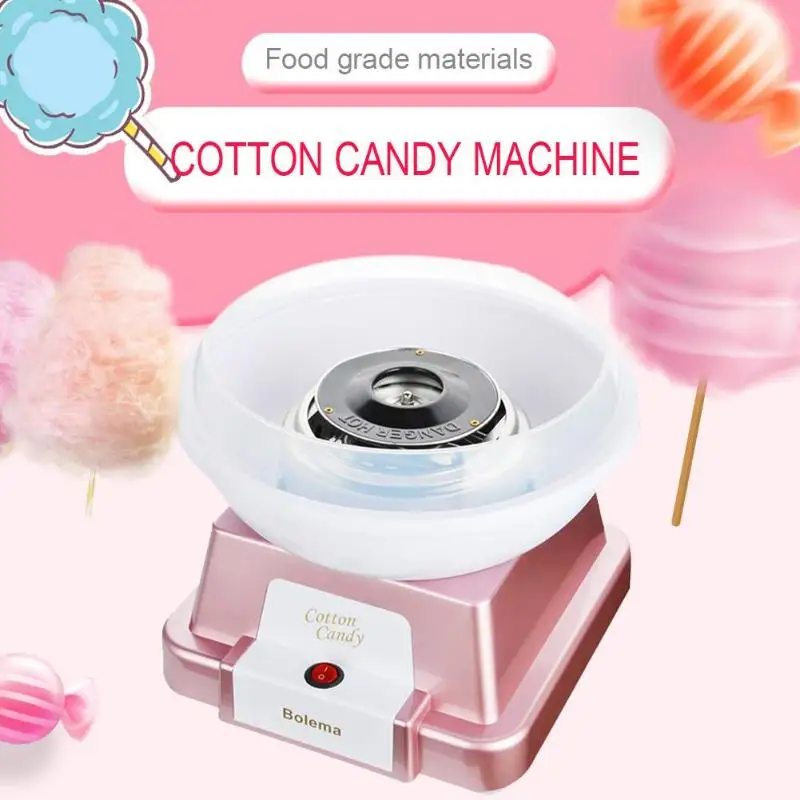 

Home Mini Electric Automatic Sweet Cotton Candy Maker Sugar Floss DIY Machine Kids Children Gift Household Cotton Candy Maker