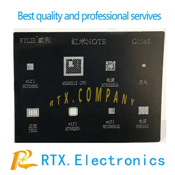

For Xiaomi Redmi note3 WIFI IC MSM8212 CPU WCN3680B MT6625N WCD9326 PMI8952 MT6322GA PM8926 7460 POWER IC BGA Reballing Stencils