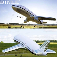 Подгонянная наружная реклама гигантская надувная модель самолета большой космический челнок для украшения события