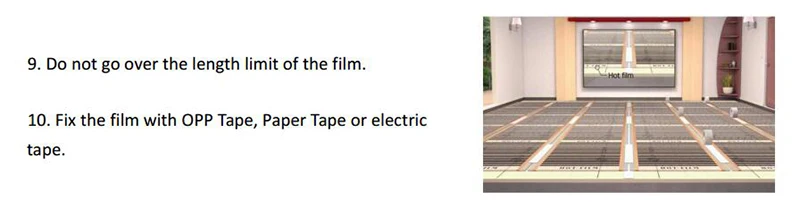 carbon heating film installation-2