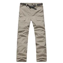 Мужские летние и весенние быстросохнущие походные и Трекинговые Брюки Мужские Съемные спортивные легинсы и уличные ультратонкие брюки