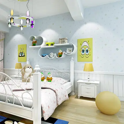 3D warm children's room bedroom cartoon wallpaper stars moon environmentally friendly non-woven household ceiling wall wallpape 3D warm children's room bedroom cartoon wallpaper stars moon environmentally friendly non-woven household ceiling wall wallpape