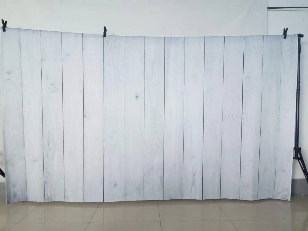 7X5ft фоны для фотосъемки белый деревянный пол стены Дети душ реквизит