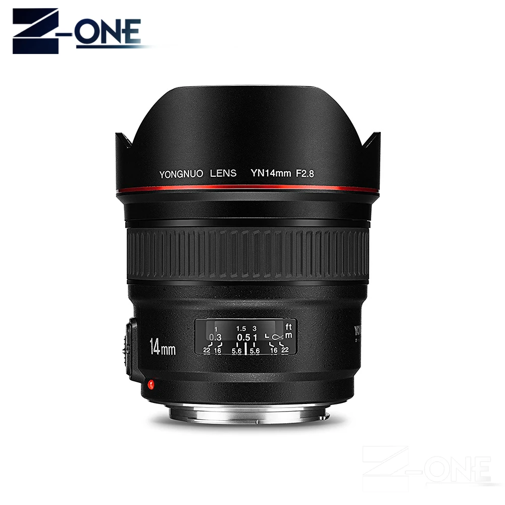 YONGNUO 14 мм ультра-широкоугольный объектив YN14mm F2.8N Авто фокус металлическое Крепление для камер Nikon DSLR