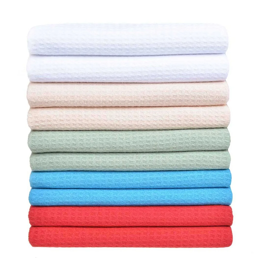 Микрофибра вафельные тканые полотенца для рук микро посуда из волокна полотенца для мытья ультра-светильник быстрая сушка 50 шт./лот 16inx24in