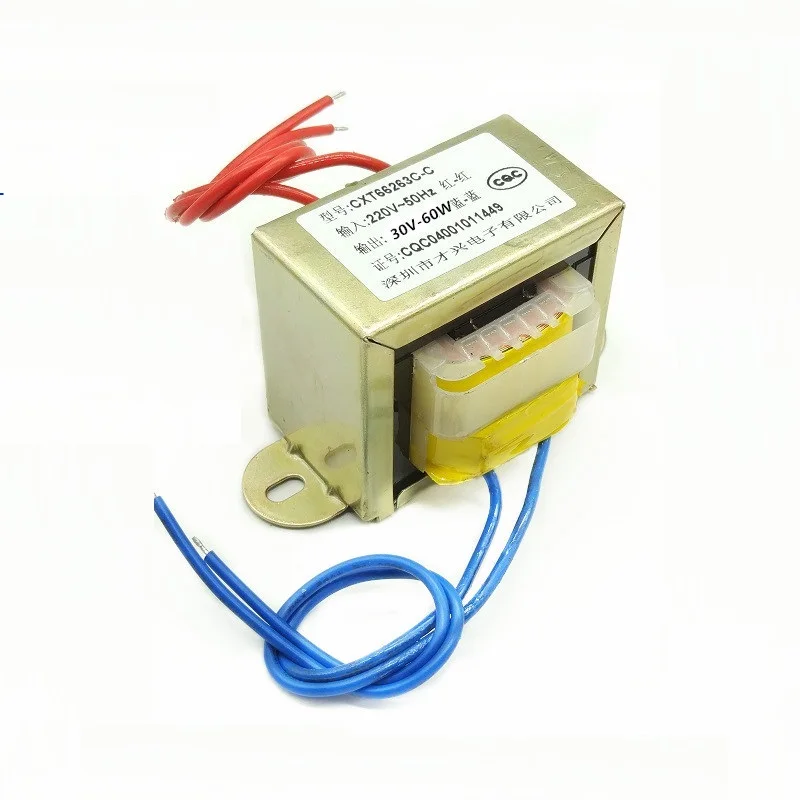 

EI66 DB-60VA 60W 220V transfer 30V 2A AC30V power transformer AC 30V