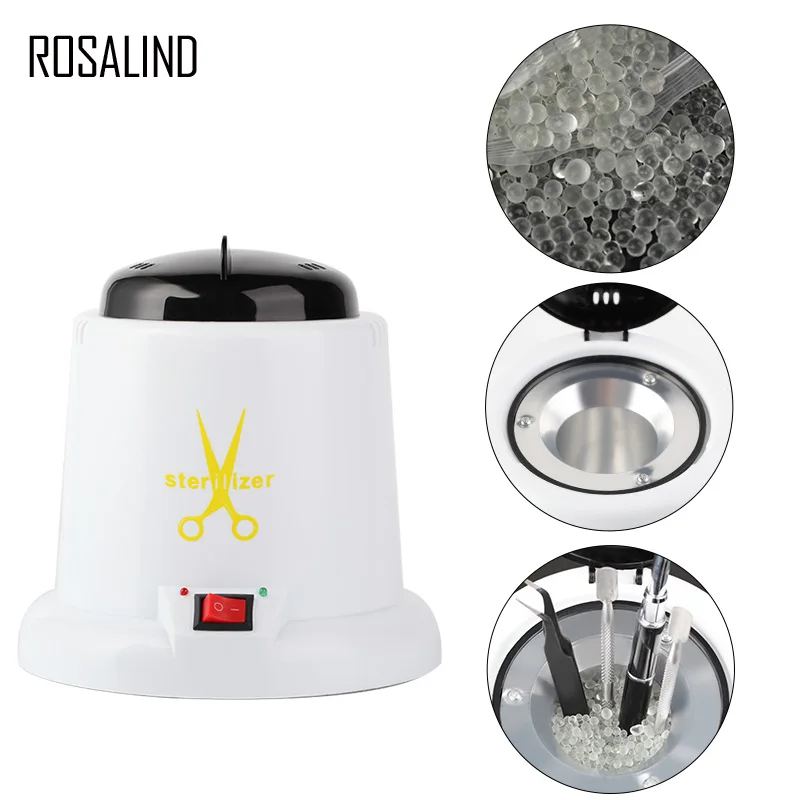 

ROSALIND Nail Automatic Temperature Control Sterilizer Manicure Dental Barber Sterilizing Pot Tools Plastic Nail Art Equipment