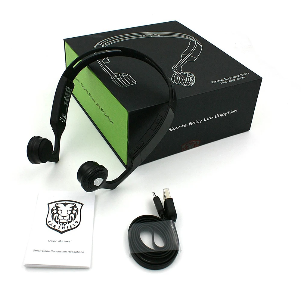 ALWUP Wireless Headphone Bluetooth earphone Bone Conduction Sports Stereo Headset for Phone with Microphone Bluetooth 4.2-5