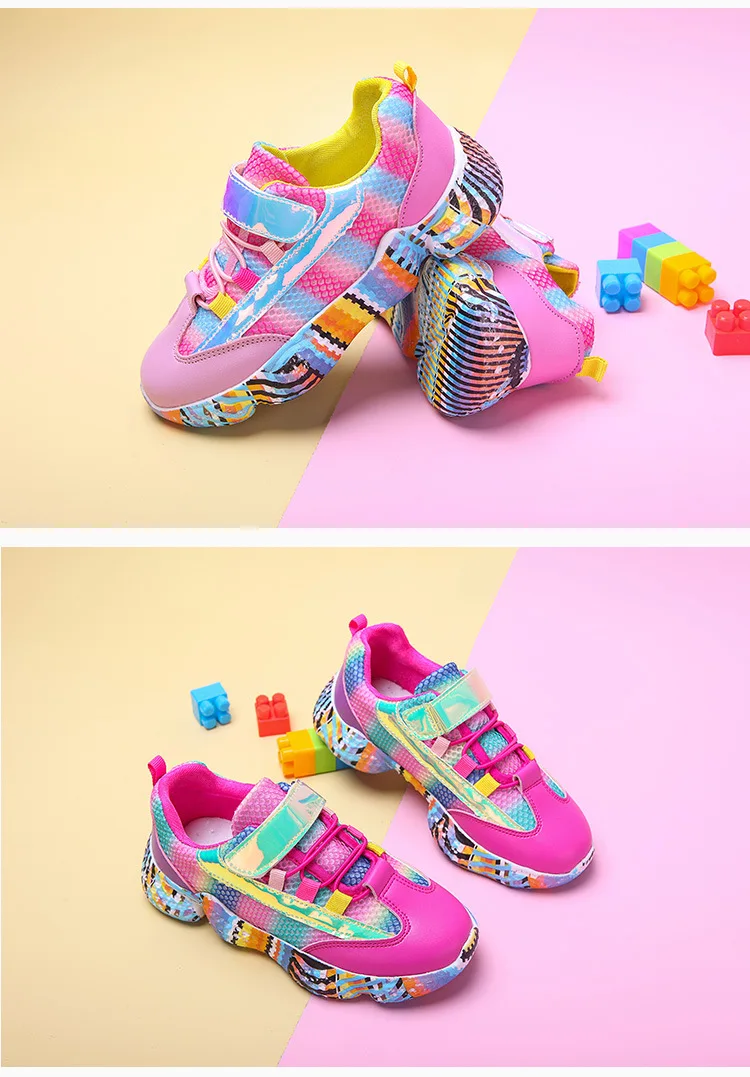 Детская обувь; новые весенние кроссовки для девочек; модные и удобные кроссовки для мальчиков и девочек; Весенняя нескользящая обувь