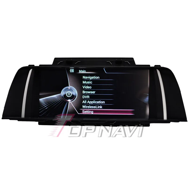 TOPNAVI Quad Core Android 4 4 Car GPS Navigation for F10 2011 2012 2013 For BMW