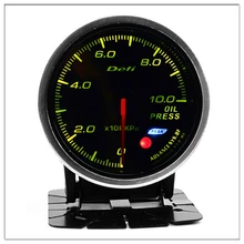 

Defi Oil Pressure Sensor For audi tt 8n a3 8v Universal 0-10Bar 60mm Car Round pointer Boost Gauge with colorful light 12V