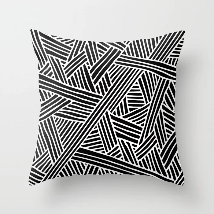 abstract-black-white-lines-and-triangles-pattern-mix-and-match-with-simplicity-of-life-pillows