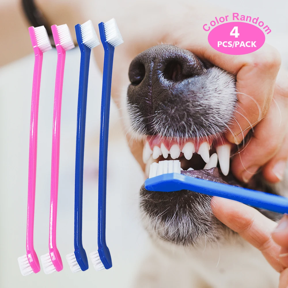 1 PIEZA Cepillo de dientes cachorros Kit perro dientes pincel para perros grandes 