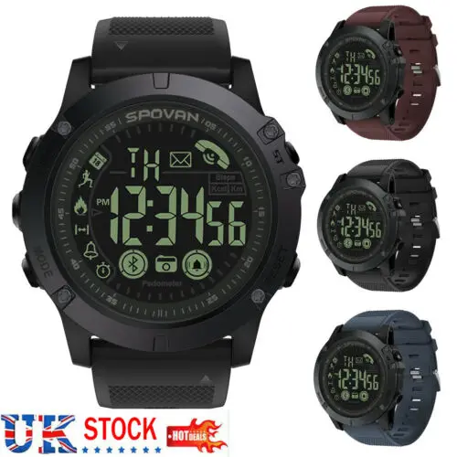 

Latest 2019 T1 Tact - Military Grade Super Tough Waterproof Smart Watch