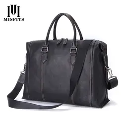 Высокое качество для мужчин's Бизнес Портфели Роскошные Оригинальные кожаные сумки для ноутбука человек одного плеча большой ёмкость