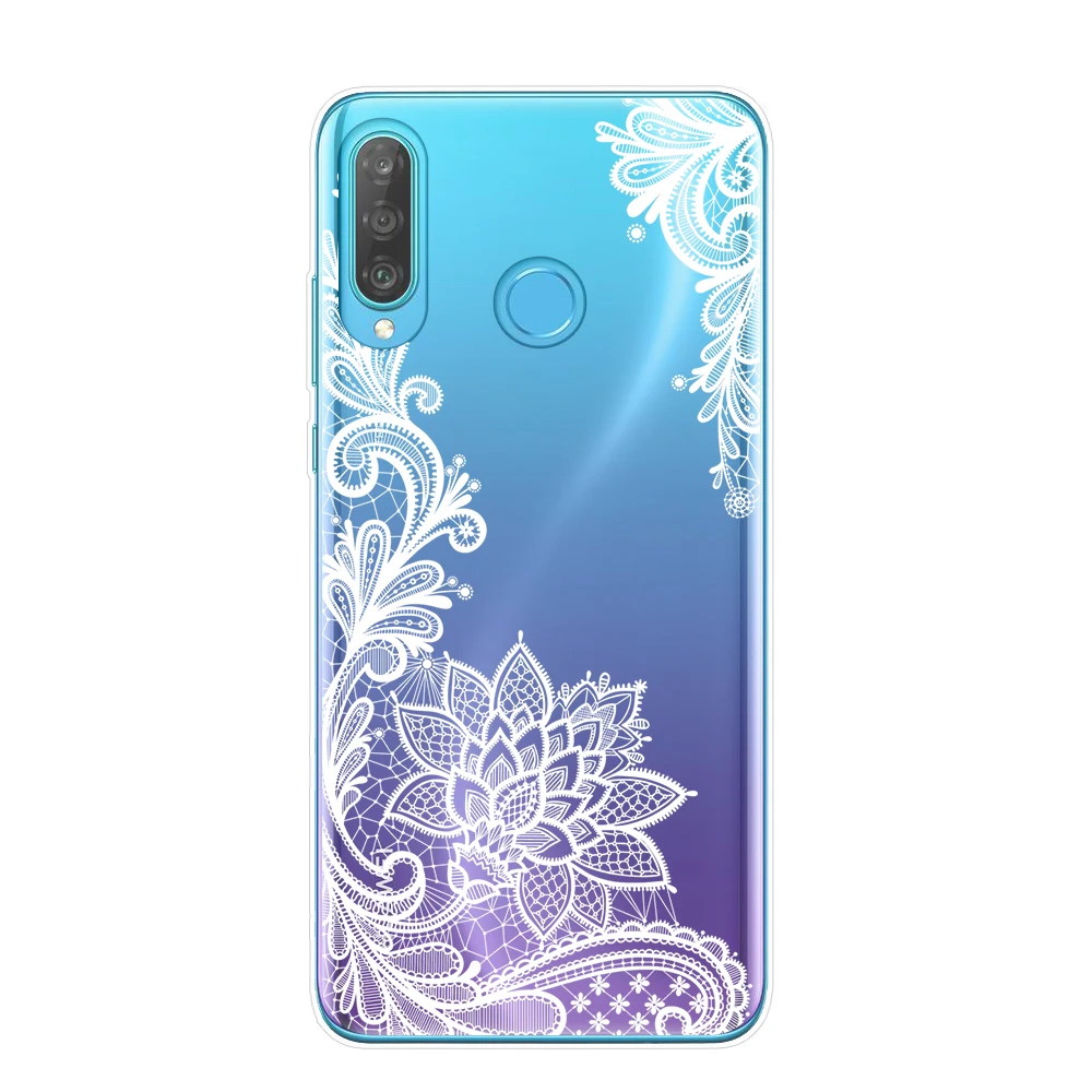 Чехол для телефона в стиле ретро Мандала с цветами Huawei P8 P9 Lite 2017 P10 P20 P30 Pro мягкий