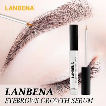 

LANBENA Eyebrow Growth Serum Longer Fuller Thicker Nourishes Eyebrow Enhancer Eyelash Fast Powerful Hair Growth Make Up Beauty