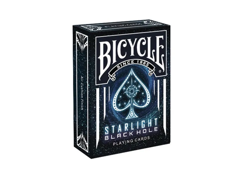 

1pcs Bicycle Starlight Black Hole Bicycle Playing Cards Magic Trick Poker for Professional Magician