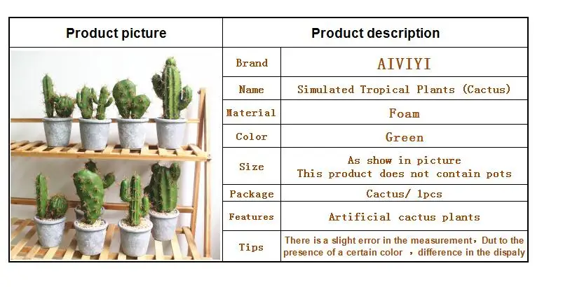 Импортные товары, отличные товары, искусственное суккулентное растение, кактус, зеленое растение, настольное, креативное, сделай сам, фальшивое растение, стол для праздника hom