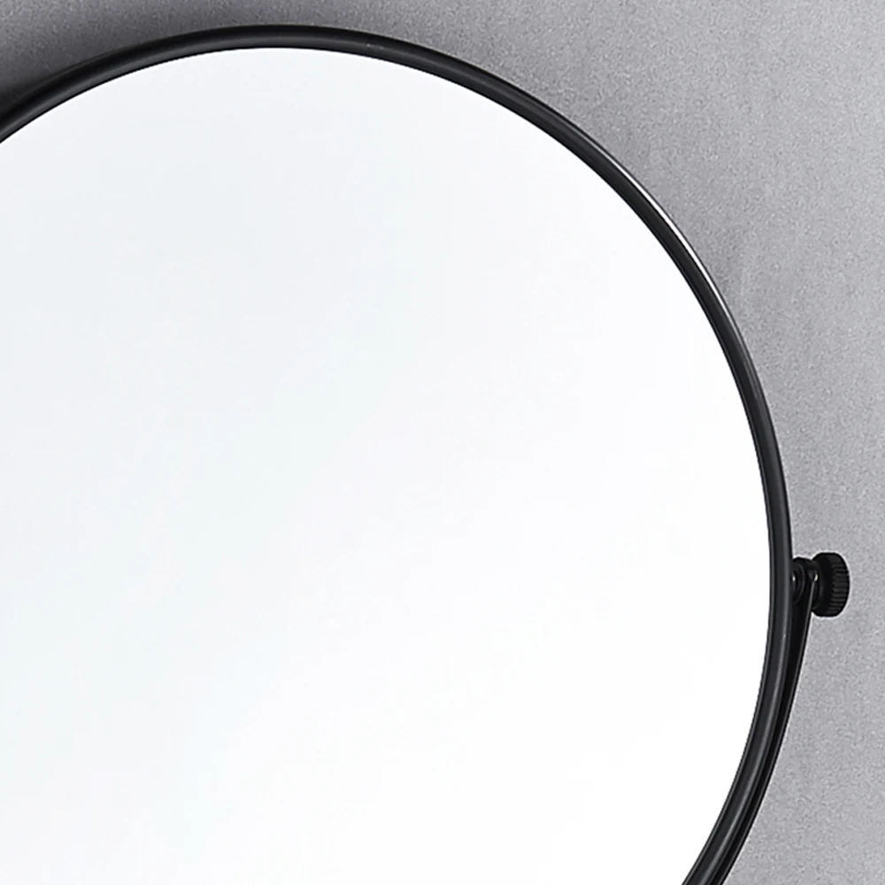 Зеркало для ванной комнаты 8 дюймов складной черный Ванная комната зеркала " 3X увеличительное двойной 2 лицом Макияж зеркальное зеркало заднего вида с Для женщин настенное зеркало M37-803