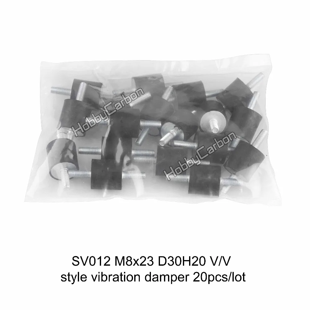 HOBBY CARBON SV025 20 шт./пакет M4x10 D10H8 V/D стильный Вибрационный демпфер для крепления