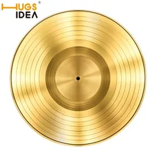 HUGSIDEA, Золотой ковер, Круглый, 60*60 см, тонкий резиновый коврик Виниловая пластинка, разная печать, дверной коврик для гостиной, кухни, коврики