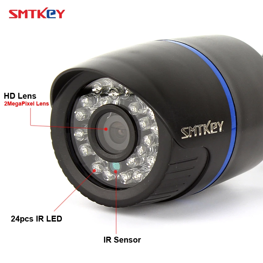 SMTKEY AHD камера видеонаблюдения высокой четкости 2000TVL 1.0MP 720P AHD CCTV камера безопасности на открытом воздухе