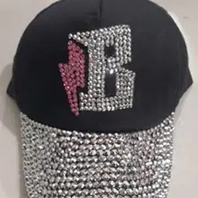 LGFD320 odm oem настроить буквы со стразами женские Алмазные джинсовые бейсболки шикарная шапка со стразами